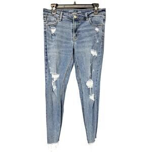Old Navy Mid Rise Rockstar Super Skinny Jeans Size 10